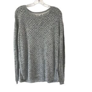 FAT FACE Womens Crew Neck Jumper Sweater UK 14 Large Blue Cotton